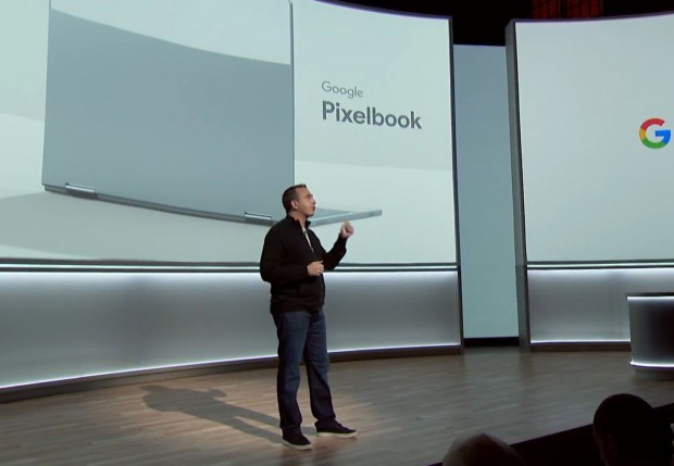 Das neue Google Pixelbook mit ChromeOS (Bild: Google/Screenshot: Golem.de)