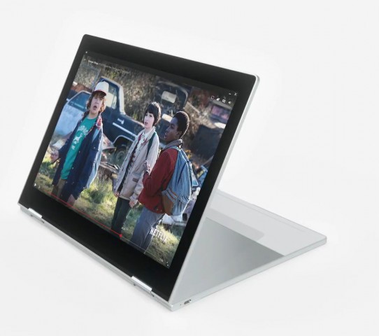 Das neue Google Pixelbook mit ChromeOS (Bild: Google/Screenshot: Golem.de)