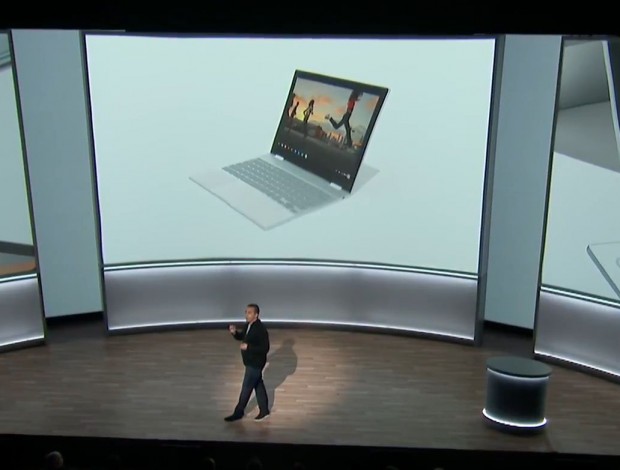 Das neue Google Pixelbook mit ChromeOS (Bild: Google/Screenshot: Golem.de)