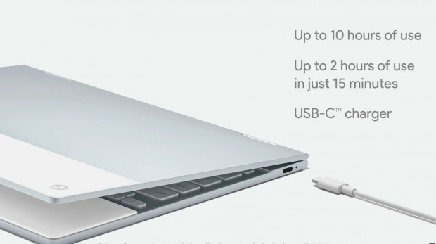 Das neue Google Pixelbook mit ChromeOS (Bild: Google/Screenshot: Golem.de)