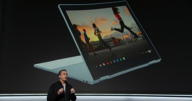 Das neue Google Pixelbook mit ChromeOS (Bild: Google/Screenshot: Golem.de)