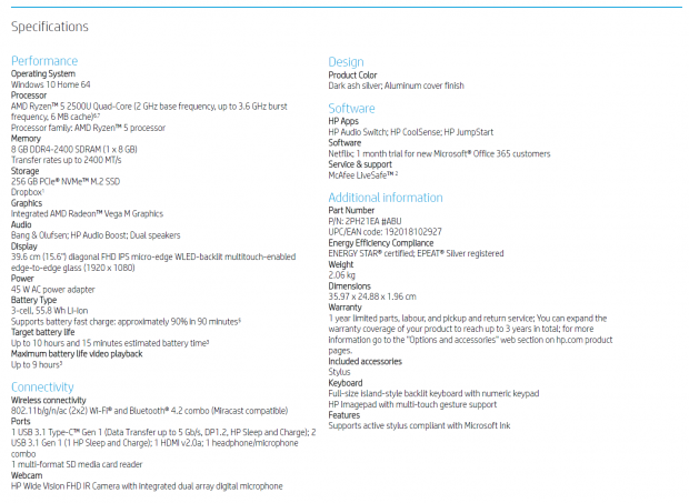 Envy x360 mit 15,6 Zoll (Bild: HP)