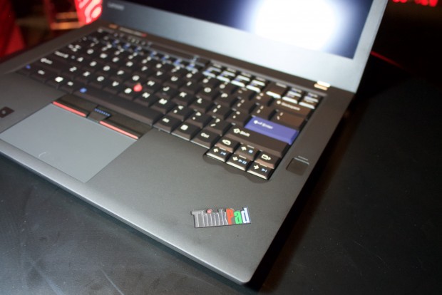 Das Thinkpad-Logo ... (Foto: Andreas Sebayang/Golem.de)