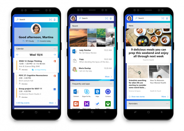 Der Microsoft Launcher (Bild: Microsoft)