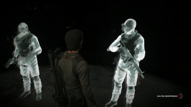 Immer wieder sieht Castellanos Dinge, die es nicht gibt... (Screenshot: Golem.de / Bild: Bethesda)