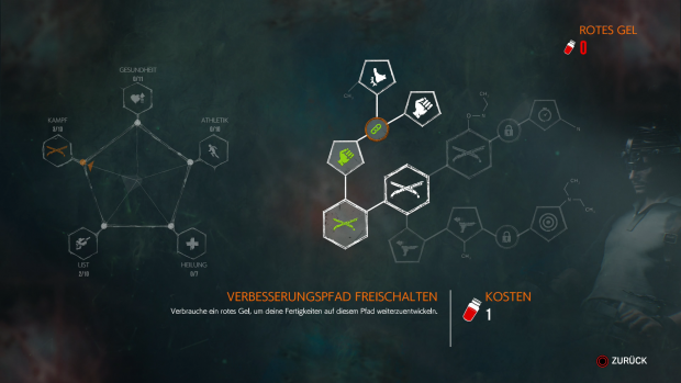 Nach und nach erweitern wir unsere Skills im Talentbaum. (Screenshot: Golem.de / Bild: Bethesda)