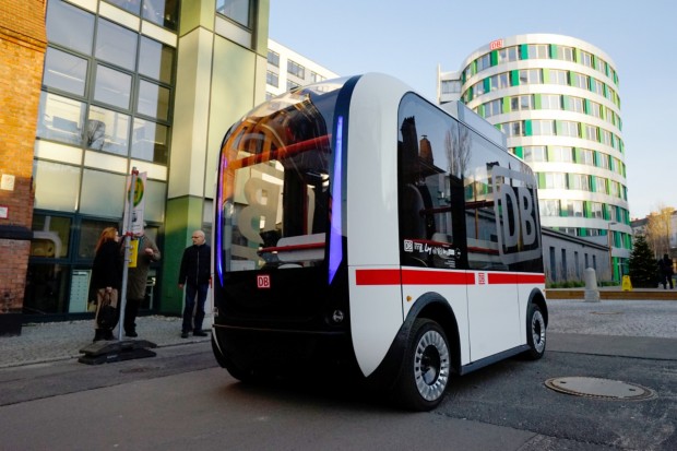 Auf ihrem eigenen Gelände testet die Bahn die autonomen Busse in Berlin ...  (Foto: Deutsche Bahn)