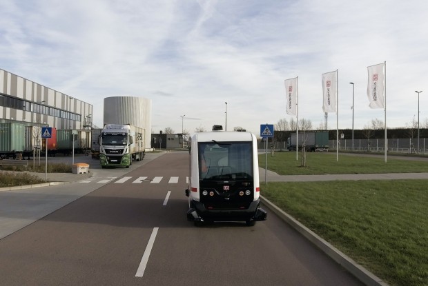 ... und auf einem Werksgelände in Leipzig.  (Foto: Deutsche Bahn)