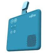 Das System ist so groß wie eine Postkarte. (Bild: Fujitsu)