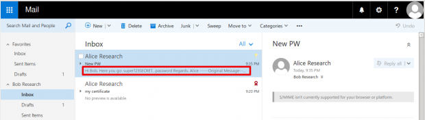 Der Klartext ist trotz Verschlüsselung lesbar. (Bild: SEC Consult)