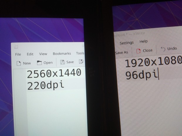 Plasma unter Wayland skaliert automatisch je nach Display-Auflösung. (Bild: KDE)