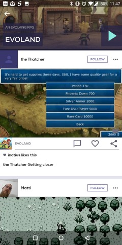 Außerdem finden Nutzer hier direkt Videos, die andere User hochgeladen haben. (Screenshot: Golem.de)