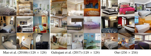 Nvidia zeigt erste Ergebnisse seines GAN-Algorithmus. (Bild: Nvidia)