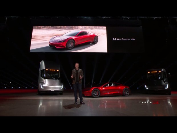 Tesla Roadster 2 (Bild: Tesla/ Screenshot: Golem.de)