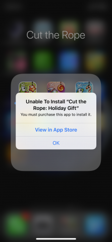 Mitunter werden auch gekaufte Apps nicht mehr heruntergeladen. (Screenshot: Golem.de)