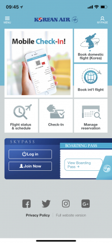 Die Anpassung bei Korean Air lässt sehr viel Platz. (Screenshot: Golem.de)