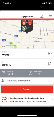 Bei der Deutschen Bahn fehlen Anpassungen noch. (Screenshot: Golem.de)