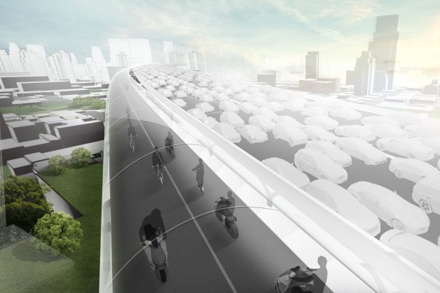 Die Höchstgeschwindigkeit ist auf 25 Kilometer pro Stunde beschränkt. (Grafik: BMW)