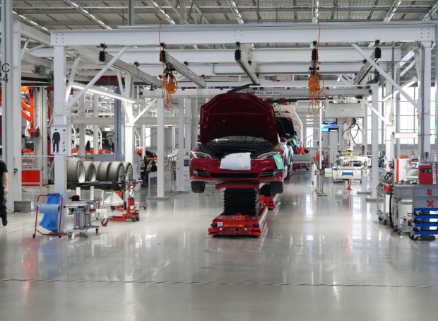 Hier können bis zu 110 Autos am Tag fertiggestellt werden. (Foto: Dirk Kunde)