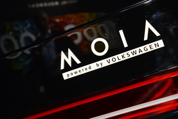 Der Moia-Bus von Volkswagen (Bild: Noam Galai/Getty Images for Techcrunch)