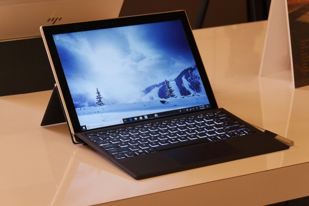 HP Envy x2 mit Snapdragon 835 und Windows 10 on ARM (Foto: Marc Sauter/Golem.de)