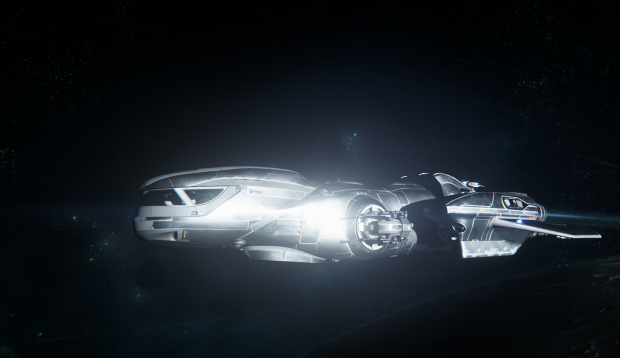 Die MISC Freelancer ist ein schönes Schiff. (Bild: CIG/Screenshot: Oliver Nickel/Golem.de)