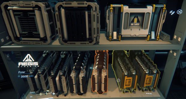 In Alpha 3.0 gibt es auch Schiffsmodule zu kaufen. (Bild: CIG/Screenshot: Oliver Nickel/Golem.de)