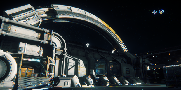 Zurück in Port Olisar (Bild: CIG/Screenshot: Oliver Nickel/Golem.de)