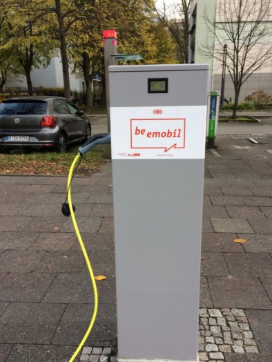 Die Säulen von Be emobil sind die teuersten. (Foto: Friedhelm Greis/Golem.de)