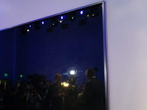 Bei Reflexionen sind die einzelnen Paneel-Teile erkennbar. (Bild: Tobias Költzsch/Golem.de)