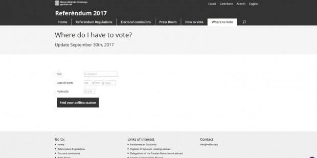 Abfrage für das Wahllokal auf Wikileaks. (Screenshot: Golem.de)