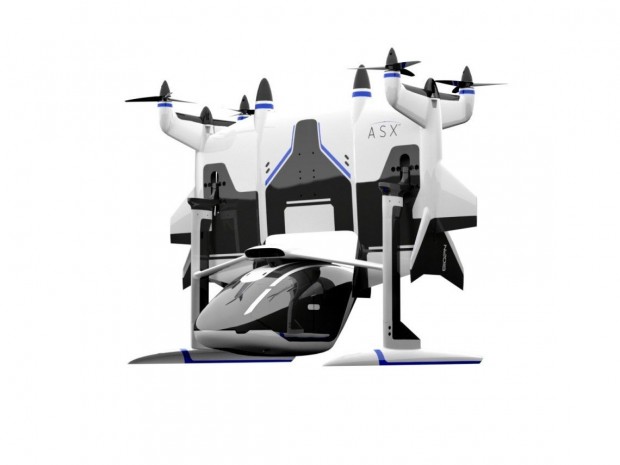 Mobi-One ist ein Lufttaxi, das senkrecht startet und landet. (Bild: AirSpaceX)