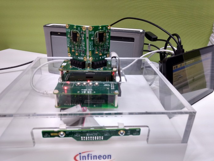 Infineons Radartechnik für smarte Lautsprecher (Bild: Ingo Pakalski/Golem.de)