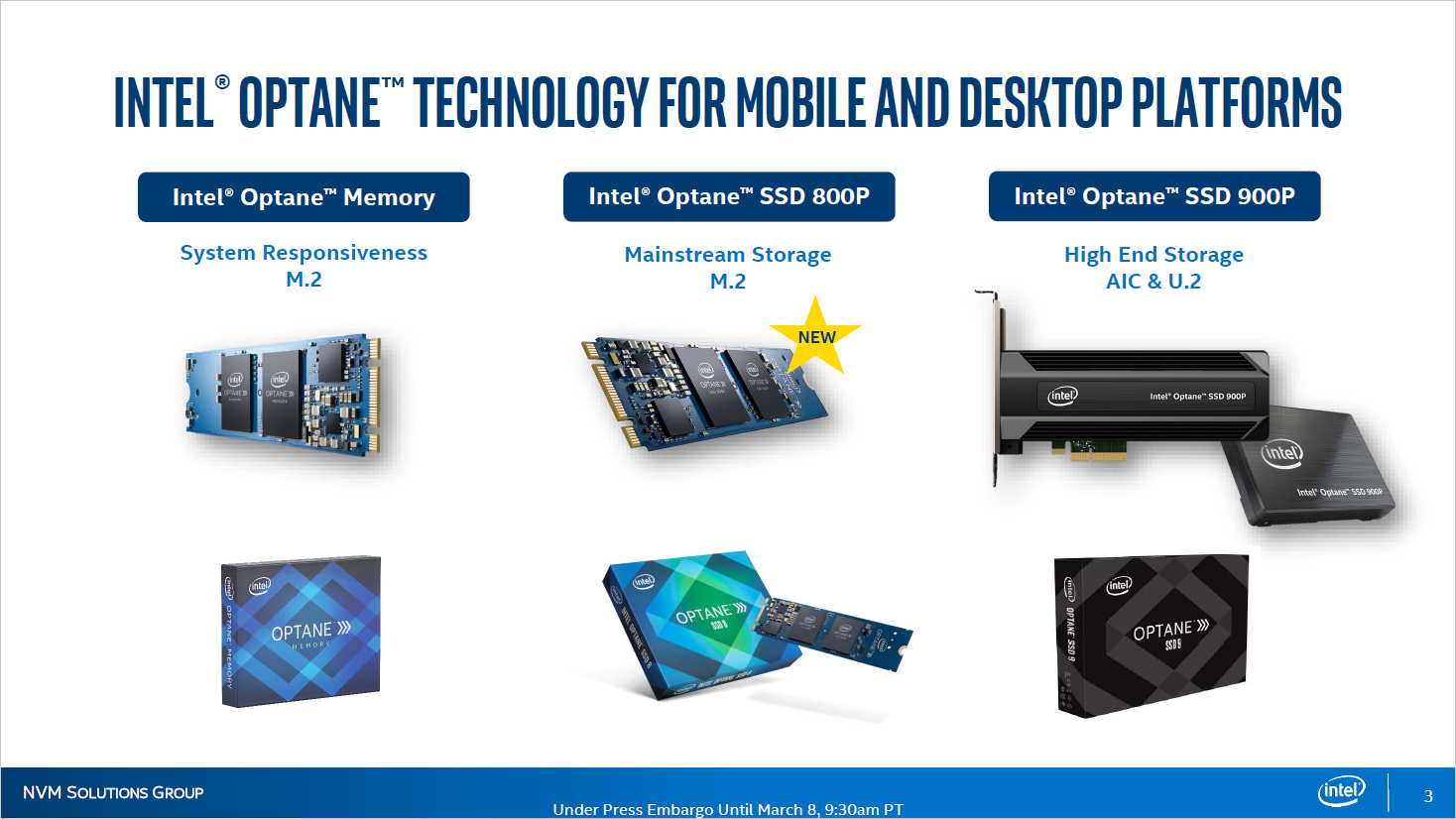 Optane Ssd 800p Intel Bringt 3d Xpoint In Die Mittelklasse Golemde 9911