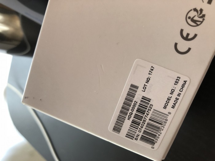 Unser Test-Exemplar der Intellimouse Classic hat die Modellbezeichnung HDQ-00002 (Bild: Michael Wieczorek/Golem.de)