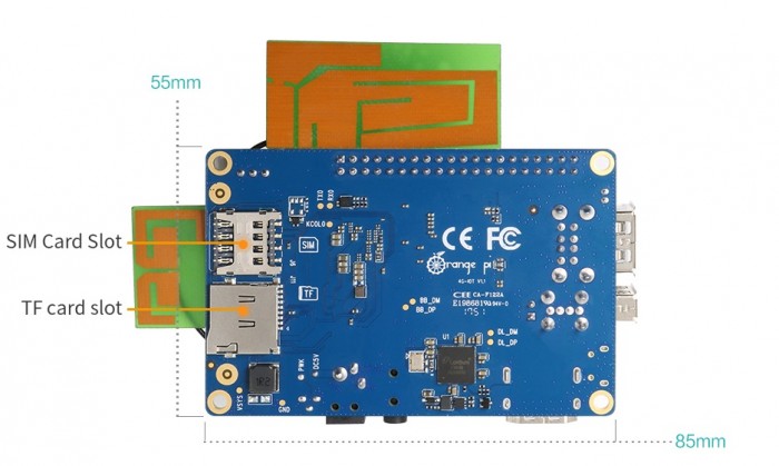 Orange PI 4G-Iot (Bild: Shenzhen Xunlong)