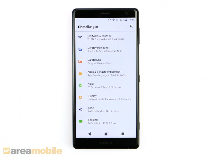 Sonys Xperia XZ2 (Bild: Areamobile)