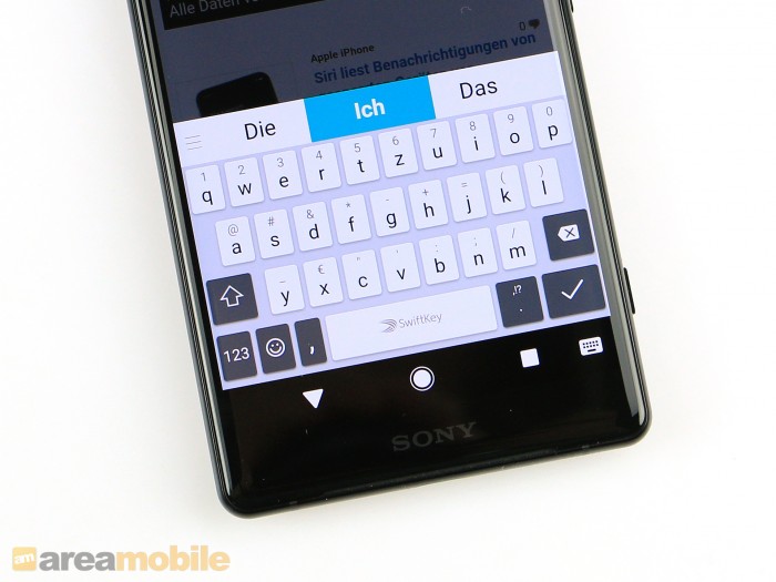 Sonys Xperia XZ2 (Bild: Areamobile)