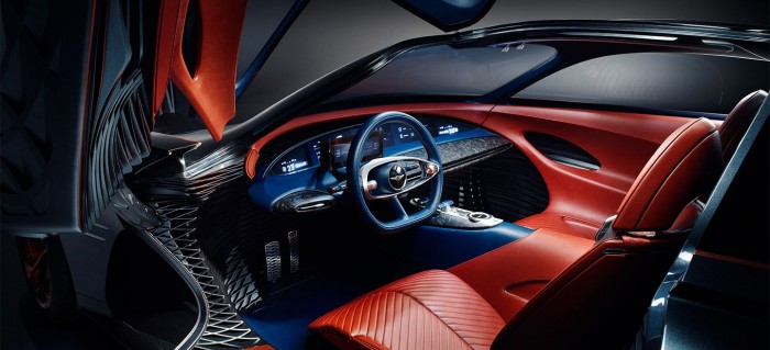 Das Interieur ist mit Leder verkleidet. (Bild: Hyundai)