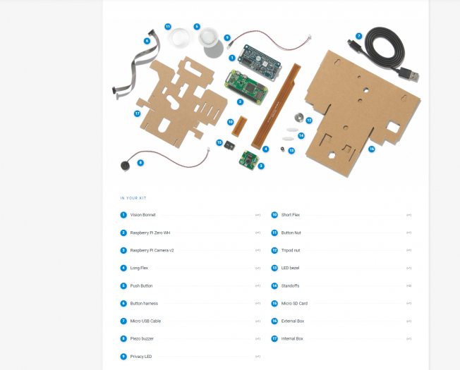 Google AIY Vision (Bild: Google)
