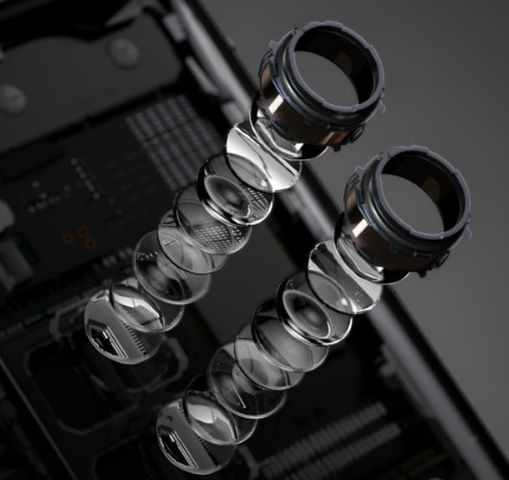 Zusammen sollen die beiden Kameras eine Lichtempfindlichkeit von 51.200 ISO erreichen. (Sony/Screenshot: Golem.de)