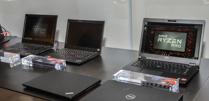 Business-Notebooks mit AMD-APUs von Lenovo und Dell (Bild: Nico Ernst)