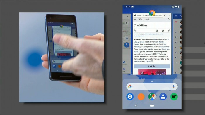 Neue Funktionen bei Android P (Bild: Google/Screenshot: Golem.de)