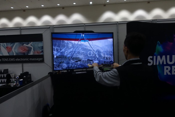 Insgesamt wurden zwei einfache Demos gezeigt. (Foto: Andreas Sebayang/Golem.de)