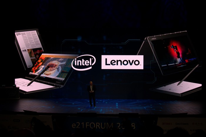 Auch Lenovo hat ein ähnliches Konzept vorgestellt. (Bild: Marc Sauter/Golem.de)