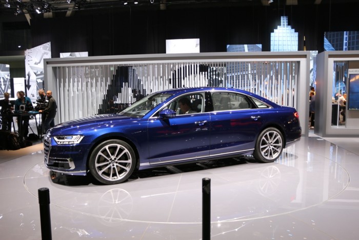 Der neue A8 wurde im Juli 2017 vorgestellt. (Foto: Friedhelm Greis)