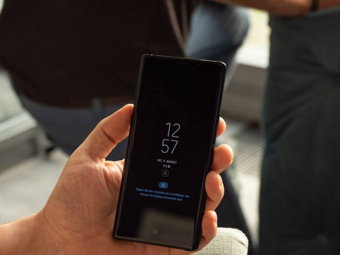 Das Galaxy Note 9 wird es mit bis zu 512 GByte Speicher geben. (Bild: Christoph B&ouml;schow/Golem.de)