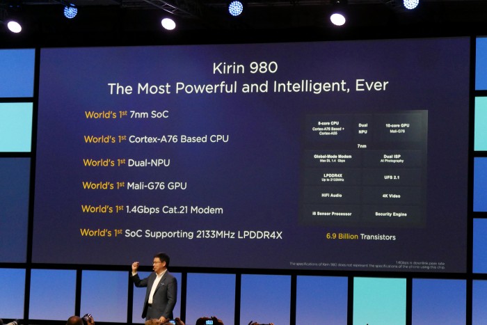 Huawei-Präsentation zum Kirin 980 (Bild: Marc Sauter/Golem.de)