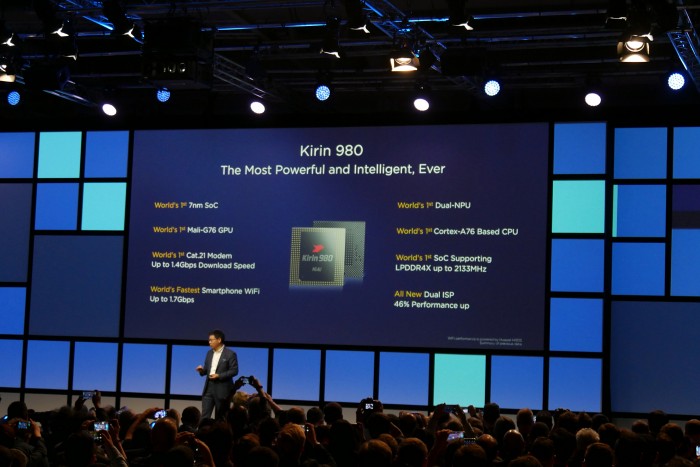 Huawei-Präsentation zum Kirin 980 (Bild: Marc Sauter/Golem.de)