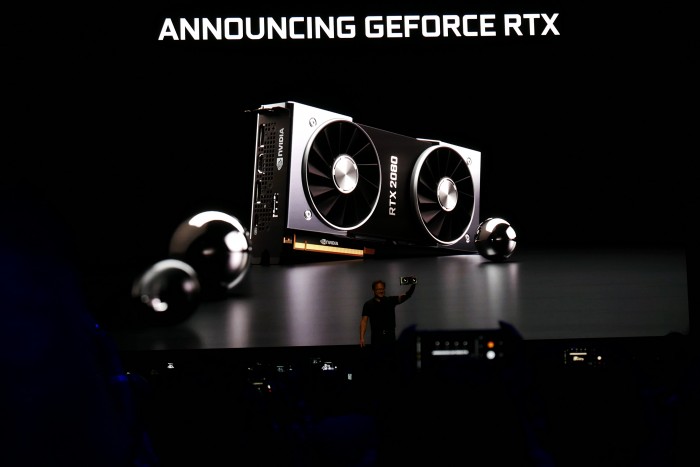 Nvidia stellt die Geforce RTX vor. (Bild: Marc Sauter/Golem.de)